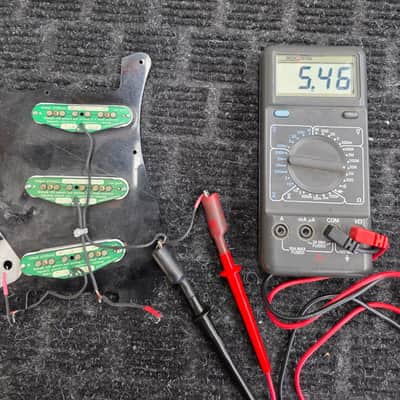 Used Kinman Pickups with Strat pickguard image 3