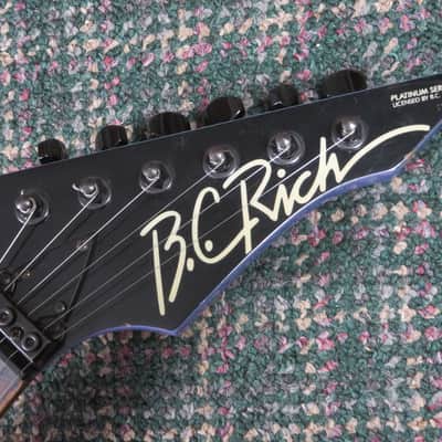 1987 B.C. Rich Platinum Series ST-3 Grape! w/Gibson Dirty Fingers! w/BC Rich gigbag image 7