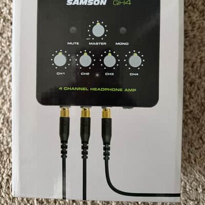 Samson QH4 4-Channel Headphone Amplifier 2010s - Silver/Black image 5