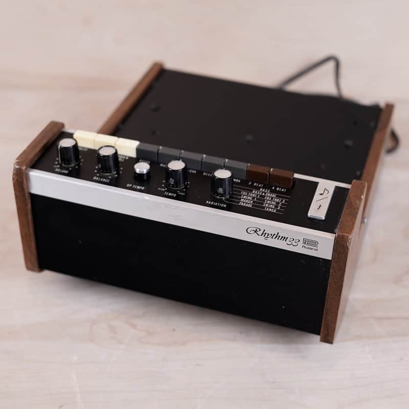 1970 Roland TR-33 / Rhythm 33 Drum Machine Black
