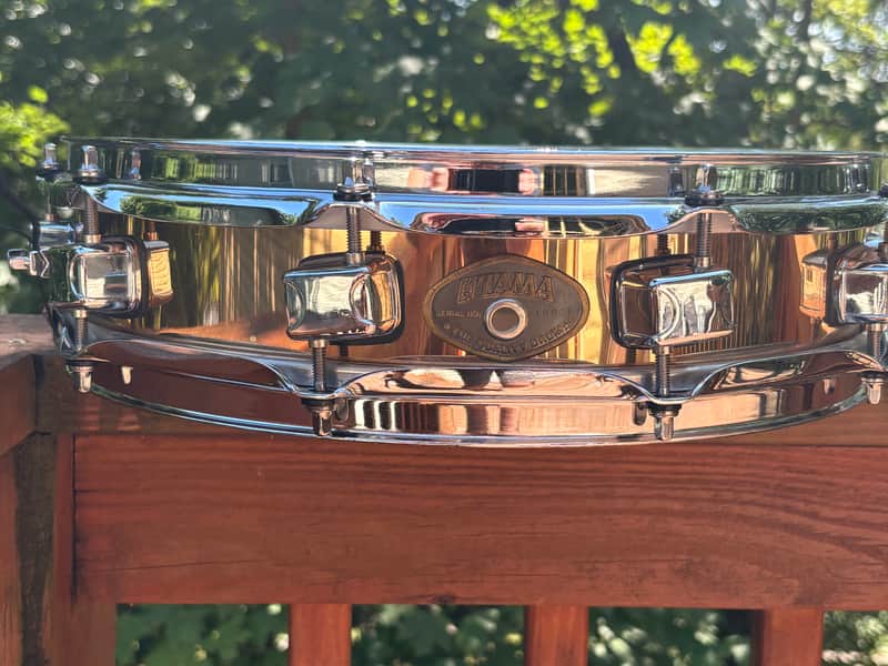 Tama PB3325 3x14" 1990s Bronze Piccolo Snare Drum image 1