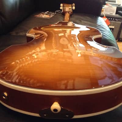 Horfner Limited Edition Beatle Bass 1962 Ed Sullivan Show Electric Violin Bass Right Handed Sunburst image 7