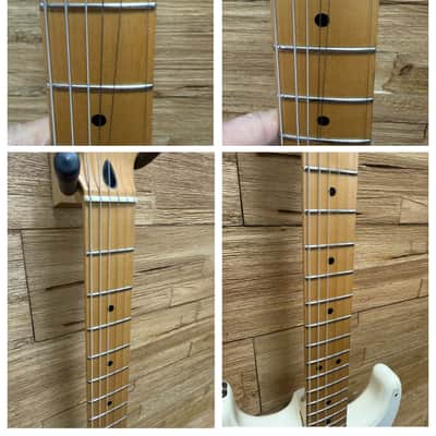 Fender Jimmie Vaughan Stratocaster Guitar -1997 - MIM- Olympic White 7lbs 14oz w/Roadrunner gig bag image 9