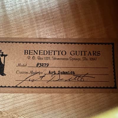 Benedetto 16” prototype Sunburst image 6