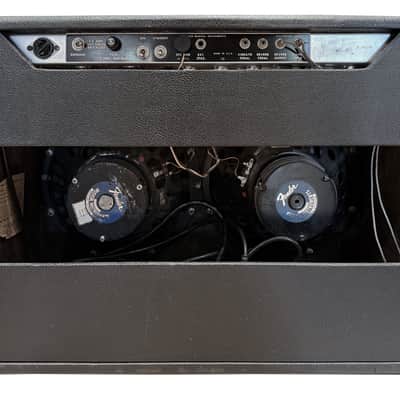 1967 Fender Pro Reverb Black Panel 2x12 Combo image 5