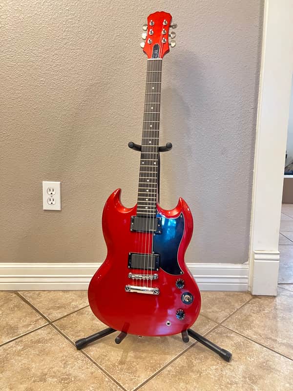 Epiphone SG Special w/ Upgrades Red Sparkle Refinish image 1