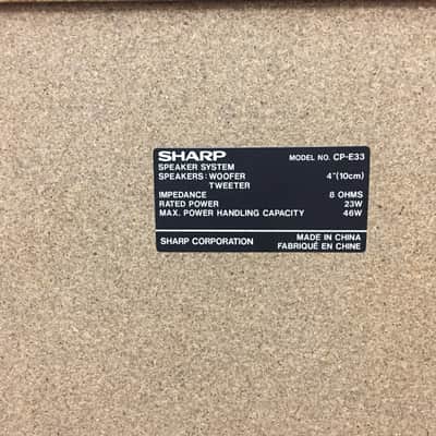 Sharp CD-E33 Mini Systems 3 CD Changer 4 Speaker Tape Deck AM FM Tuner image 20