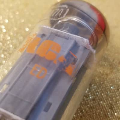 RCA 12BH7A tNOS AT1000 TESTED Vacuum Tube grey plate 12BH7 dual triode 1962-1968 image 8