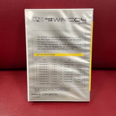 Yamaha  PTX8 / RX5 Voice ROM Waveform Cartridge WRC04 image 3