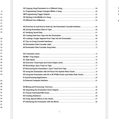 E-mu Drumulator Owners Manual (enhanced) image 2