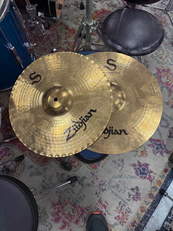 Zildjian 14" S Series Mastersound Hi-Hat Cymbals (Pair) 2016 - Present - Brilliant image 1