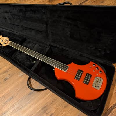 G&L USA Custom Order 4 String Fretless Bass Guitar One Off 2000s 8.12Lbs Fullerton Red image 9