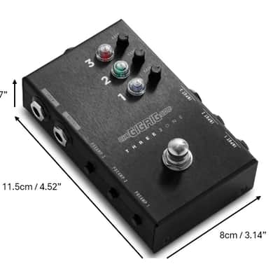 GigRig Three2One 321 Guitar Switcher 2022 - Black image 5