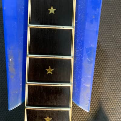 Guyatone LG-2100M Sharp 5 MIJ 1994 Blue Made in Japan w/ Hard Case image 24