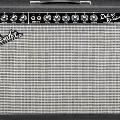 New Fender '65 Deluxe Reverb Reissue 22-Watt 1x12" Guitar Combo Amp w/ Cover and Footswitch image 1