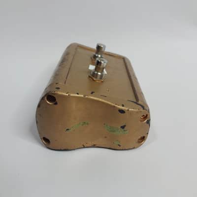 Gold Painted Fender 2-Button Footswitch with 1/4" Jack image 4