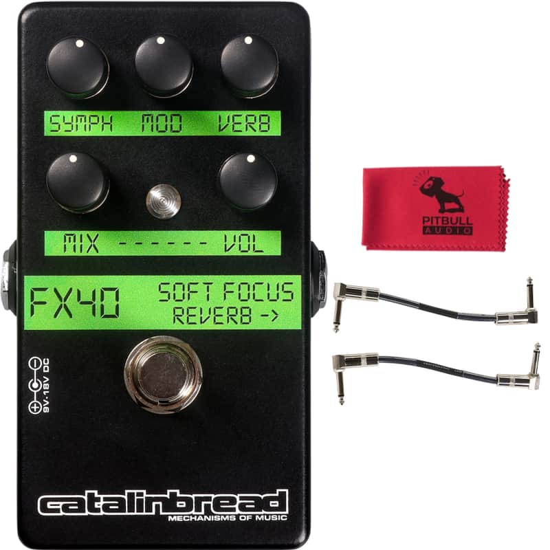 Catalinbread Soft Focus Shoegaze Reverb Guitar Effects Pedal w/ Cables & Cloth image 1