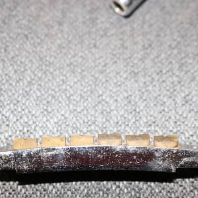 Vintage 1970s MIJ Tune o Matic Bridge Assembly - Ibanez? Japan - No Tariffs image 5