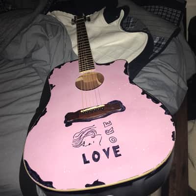Fender T-Bucket 400CE Flamed Maple Acoustic/Electric Guitar —Painted image 5