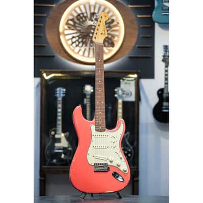 1962 Fender Stratocaster fiesta red image 2