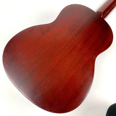 Favilla C-3 Dulcet Guitarette / C-5 1/2 Size 6 string Uke1960's Natural Mahogany ? image 6