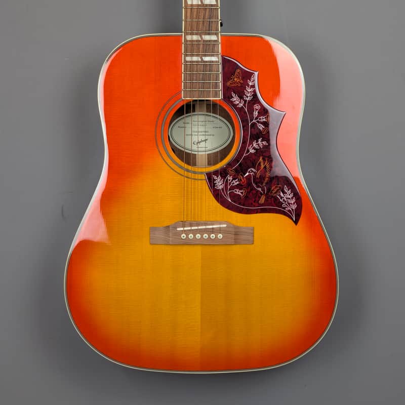 Epiphone Hummingbird Studio 2022 - Cherry Sunburst image 1