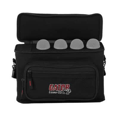 Gator Cases GM-4 Padded Lightweight Microphone Bag for Four Microphones image 21