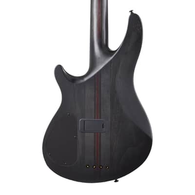 Schecter SLS Elite-4 "Evil Twin" Bass Guitar - Satin Black - Open Box image 7