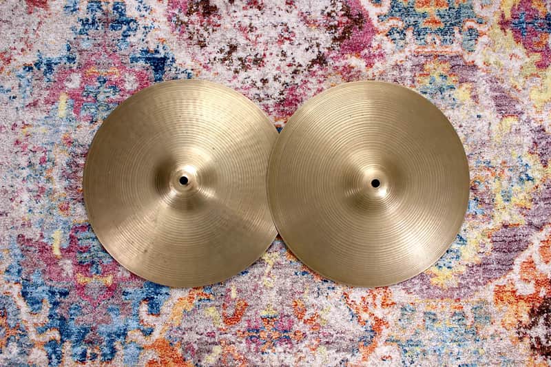 A. Zildjian 13" '60s Stamp Hi-Hat Cymbals (Pair) image 1