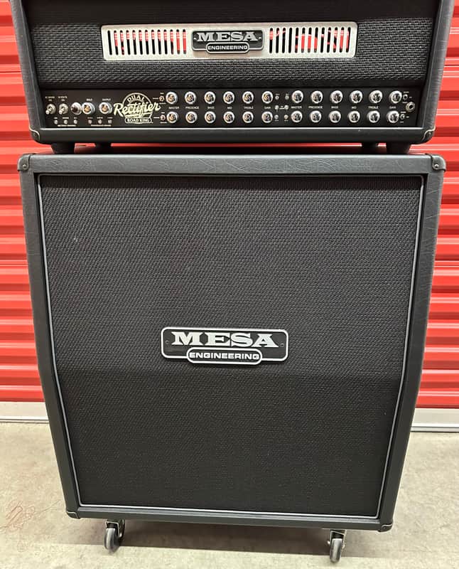 Mesa Road King 4 Channel 120W Guitar Amplifier + Mesa Road King 4x12 Slant Speaker Cabinet image 1