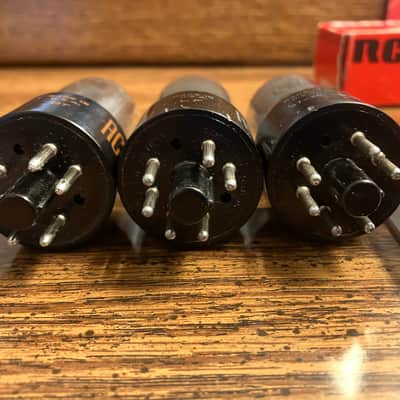 RCA 6V6GT Black Plates - lot of 3 tubes image 3