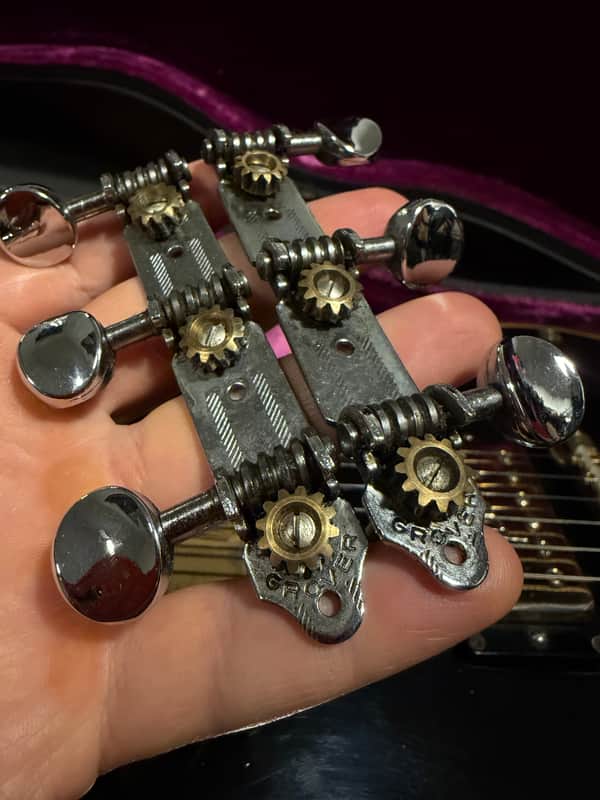 Vintage 1940 1950 Gibson Grover Open Tuning Strip for Parlor Models image 1