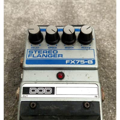 DOD FX75-B Stereo Flanger - Effects Pedal - Good image 9