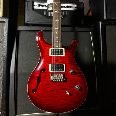 PRS CE 24 Semi-Hollow Fire Red Burst image 1