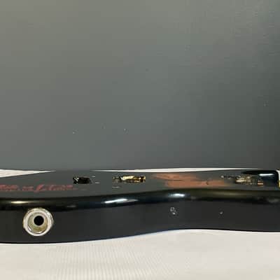 1980's Korean Kramer Striker 100st Black Single Pickup Guitar Body Floyd Ready Buffy Graphic image 22