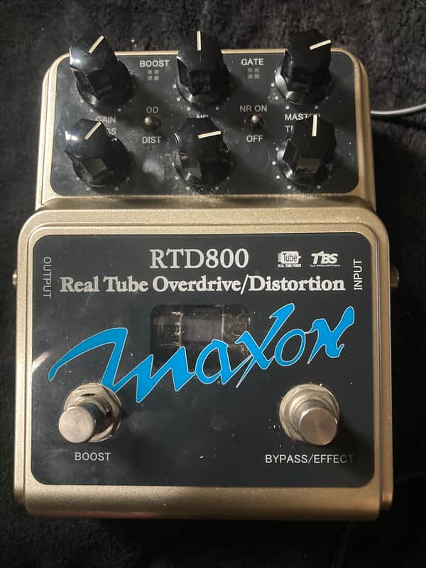 Maxon RTD800 Real Tube Overdrive 2010s - Silver/Black image 1