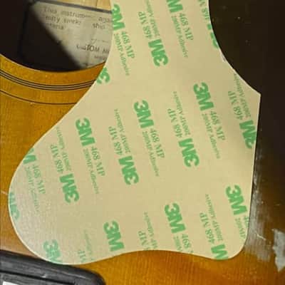 J200 vintage style right hand BIG RED pickguard HANDCRAFT image 3