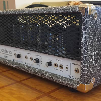 Soldano SLO-100 Mk2 (just serviced) + Footswitch (& cable) + Power Cable image 6