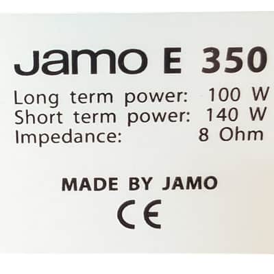 Jamo E350 Speakers Pair Vintage HiFi Stereo Home Audio Audiophile Floor Speakers image 9