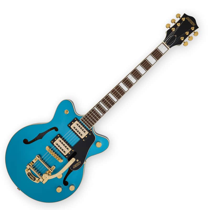Gretsch G2655TG Streamliner™ Center Block Jr. Double-Cut with Bigsby® LTD, Laurel Fingerboard, Riviera Blue image 1