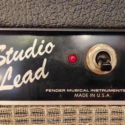 Vintage 80’s Fender Studio Lead 2-Channel 60-Watt 1x12" Solid State Guitar Combo image 3