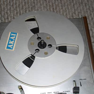 Akai 4000DS Mk II Reel To Reel Tape Deck Vintage 1970's Silver Panel image 3