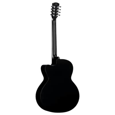 Alvarez ABT60ce 8-String Black Artist Baritone image 7