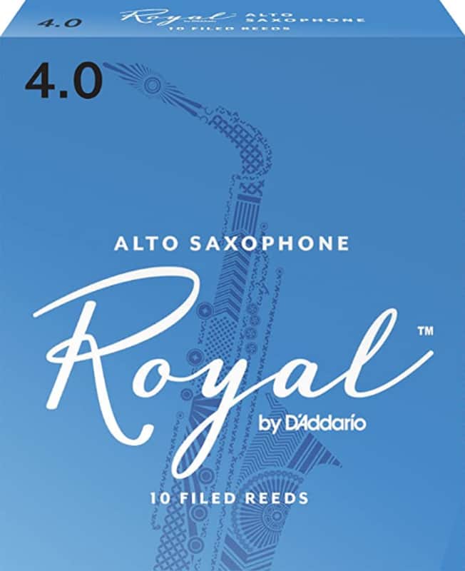 Royal Saxophone Reeds - Alto - (4.0) Box of 10 image 1