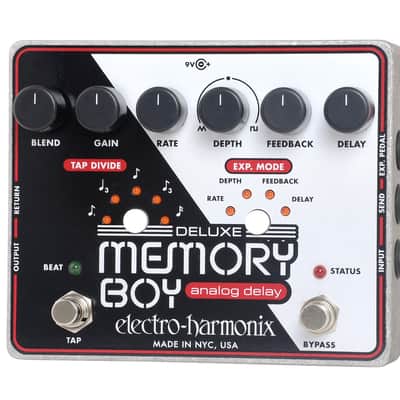Electro-Harmonix DELUXE MEMORY BOY Tap Temp Analog Delay, 9.6DC-200 PSU included image 2