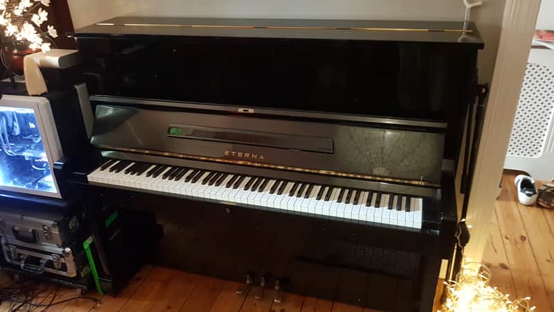 Eterna / Yamaha (Japan) Model 1 1957 Ebony Black Piano image 1
