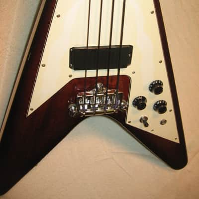 Gibson Epiphone FLYING V BASS GUITAR 1998 BROWN one off custom factory color, 51st & ONLY ONE made! image 18