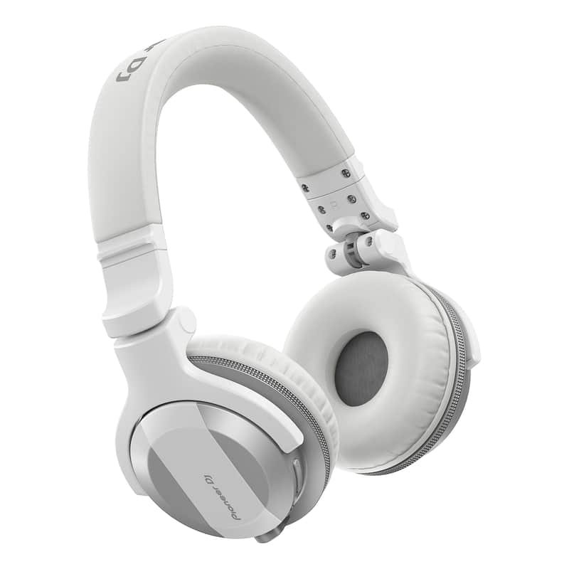 Pioneer DJ HDJ-CUE1BT-W On-Ear DJ Bluetooth Headphone, White image 1