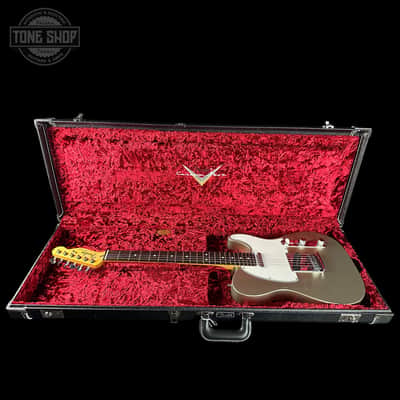 Fender Custom Shop Custom Deluxe Tele NOS Champagne Gold Metallic w/case image 11