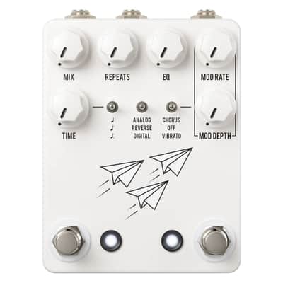 JHS Pedals Flight Delay White - Effect for Guitars image 1